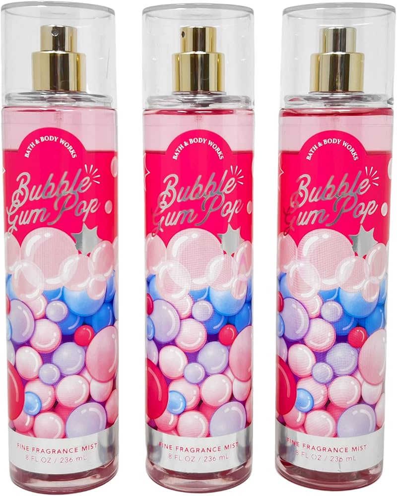 Amazon.com: Bubble Gum Pop Gift Set of 3 - Includes Fine Fragrance